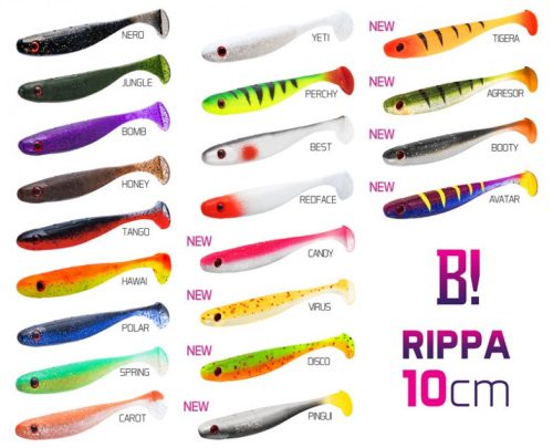 	 DELPHIN BOMB! RIPPA Gumihal 10cm Mix