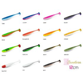 DELPHIN ZANDERA UVS Gumihal 12cm MIX