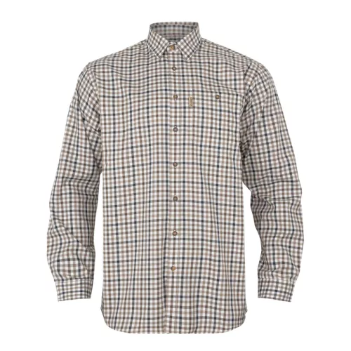 HARKILA Milford Shirt Blue/Beige ing XL
