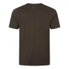Harkila LOGO S/S Shadow Brown/Tarmac Póló XL