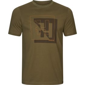 Harkila H-Logo Dark Olive Póló XL 
