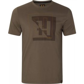 HARKILA H-LOGO S/S MAJOR BROWN PÓLÓ L