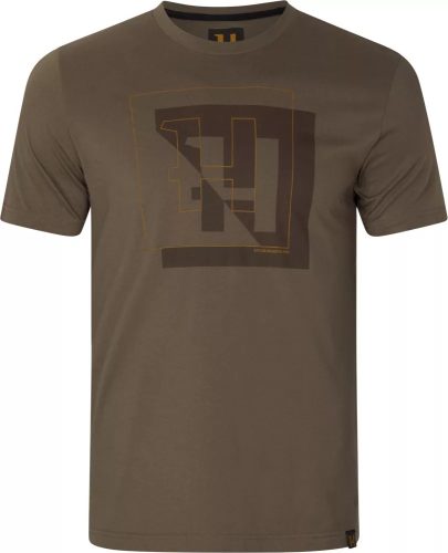 HARKILA H-LOGO S/S MAJOR BROWN PÓLÓ L