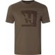 HARKILA H-LOGO S/S MAJOR BROWN PÓLÓ L