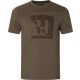 HARKILA H-LOGO S/S MAJOR BROWN PÓLÓ XXXL