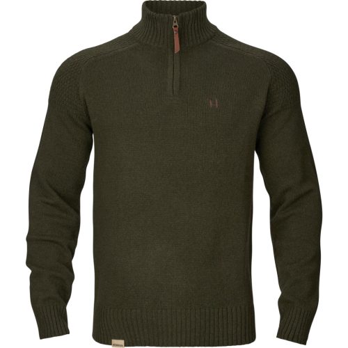 HARKILA VINCENT MERINO ZIP PULOVER L
