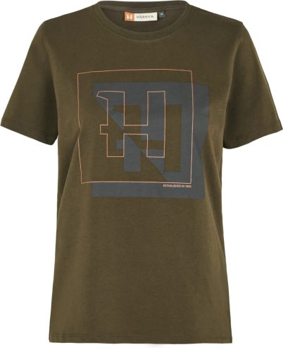 HARKILA H-Logo T-shirt W Willow Green Női Póló S 