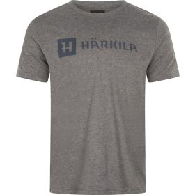 HARKILA Identity T-Shirt Brown Melange Póló L