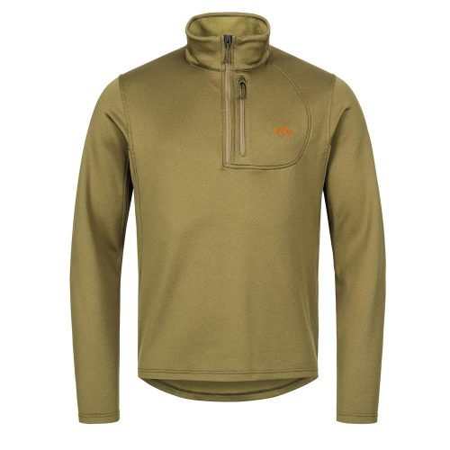 BLASER HR DRAIN HALFZIP DARK OLIVE PULÓVER S