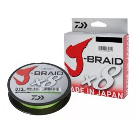Daiwa J-Braid X8  Chartreuse Fonott zsinór 150m 0.18mm 