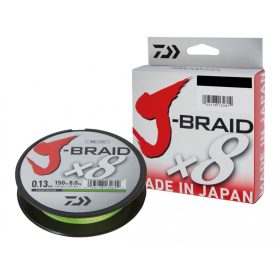 Daiwa J-Braid X8  Chartreuse Fonott zsinór 150m 0.24mm