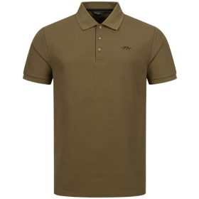 Blaser Solid 25 Galléros Póló Dark Olive XXL