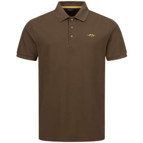 Blaser Solid 25 Galléros Póló  Dark Brown  S
