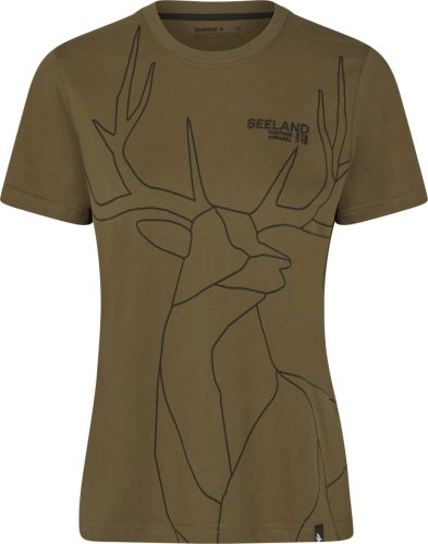 SEELAND DEER ON LINE W T-SHIRT Női Póló M