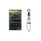 BLACK CAT Heavy Duty Cross Lock Swivel 4/0