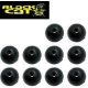 BLACK CAT Rubber Shock Bead 10mm Gumigyöngy