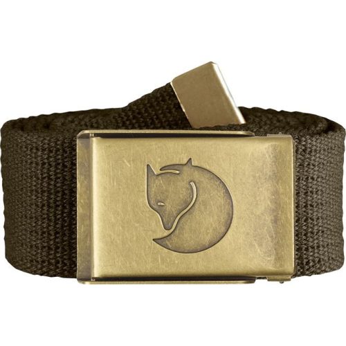 FJALLRAVEN CANVAS BRASS BELT ÖV 4 CM DARK OLIVE