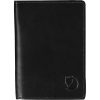 Fjallraven Leather Passport Cover Black