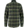 FJALLRAVEN SINGI HEAVY FLANNEL BLACK-DEEP FOREST ING L