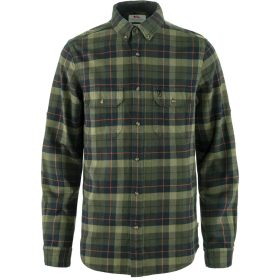  	 FJALLRAVEN SINGI HEAVY FLANNEL BLACK-DEEP FOREST ING XL 