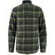  	 FJALLRAVEN SINGI HEAVY FLANNEL BLACK-DEEP FOREST ING XXXL 