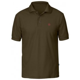 FJALLRAVEN CROWLEY PIQUE PÓLÓ DARK OLIVE 2XL
