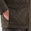 FJALLRAVEN ÖVIK WOOL PADDED KABÁT DARK OLIVE M