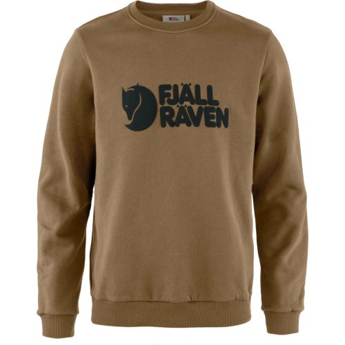FJALLRAVEN LOGO Sweater Wood Brown Pulóver M