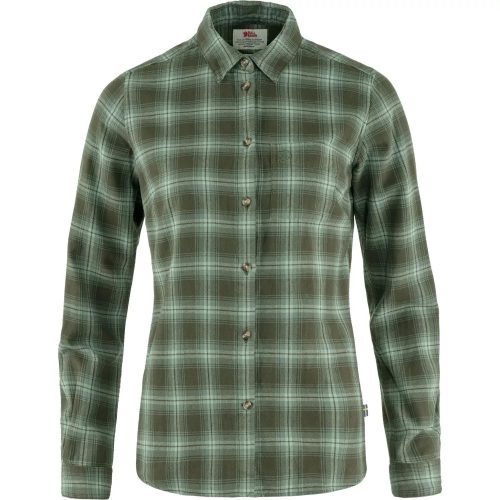  	 Fjallraven Flannel Patina Green Női Ing XS