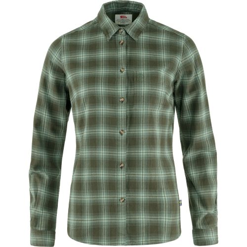 Fjallraven Flannel Patina Green Női Ing M