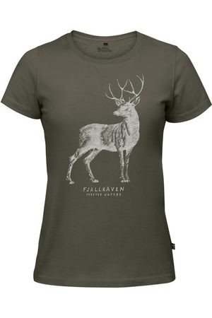 FJALLRAVEN DEER PRINT NŐI PÓLÓ XL 