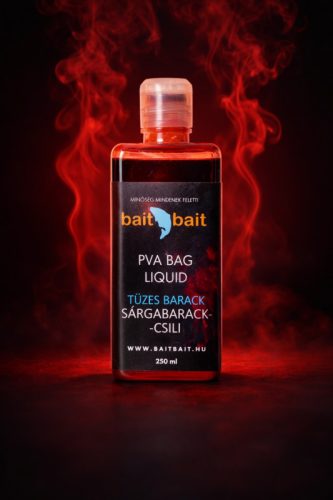 BAIT BAIT PVA Bag Liquid Piros Tüzes Barack 250ml 