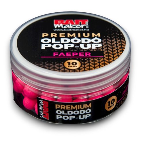  	 BAIT MAKER Premium Oldódó Pop Up 10mm Faeper