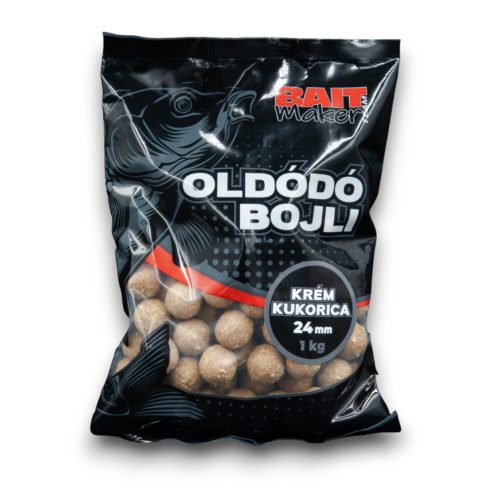 BAIT MAKER Oldódó Bojli 24mm Krém Kukorica