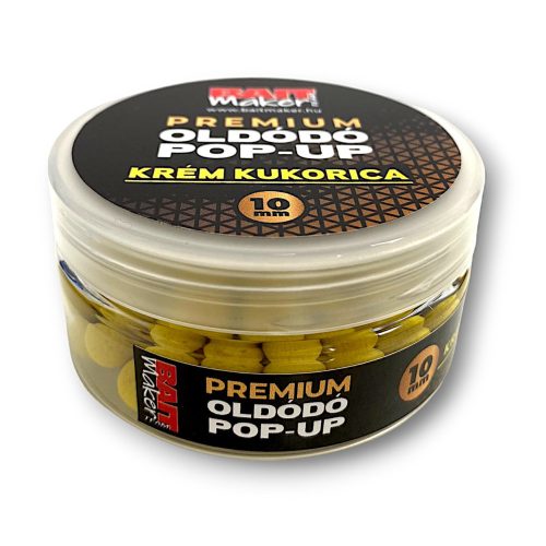 BAIT MAKER Premium Oldódó Pop Up 10mm Krém Kukorica