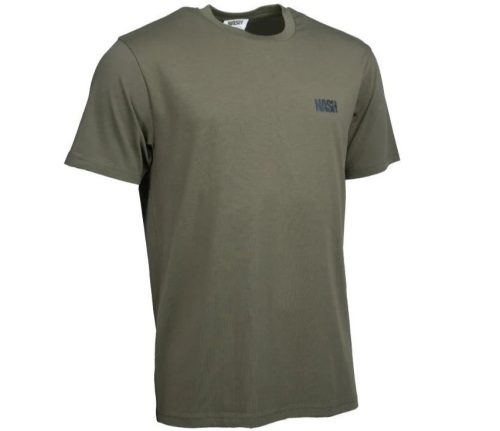  	 NASH MAKE IT HAPPEN Carp Logo T-Shirt Green Póló XXL 