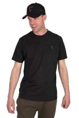 FOX COLLECTION T Black/Orange XXL Póló 