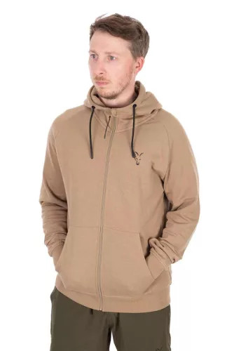 Fox Collection LW Zip Hoody Tan Limited pulóver L