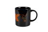 FOX Black and Orange Logo Ceramic Mug Bögre