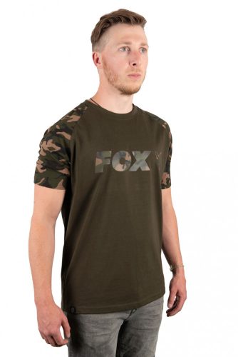 Fox Khaki/Camo T-Shirt póló M 