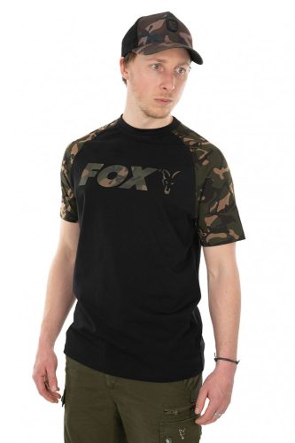 FOX BLACK/CAMO T-SHIRT póló L