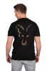 Fox Black Large Print T-Shirt póló XL
