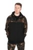 FOX LW Black/Camo Split Zip Hoody Zippzáros Pulóver M