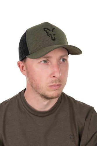 FOX Collection Trucker Cap Green/Black Baseball Sapka 