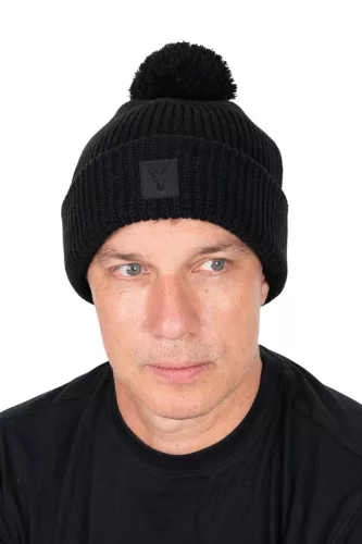 FOX HD Bobble Black Téli Sapka