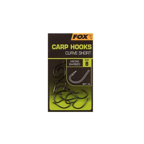 Fox Curve Shank Short Hook horog 2