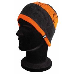 Fox Black/Orange Beanie Hat téli sapka