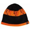 Fox Black/Orange Beanie Hat téli sapka