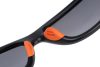  	 FOX COLLECTION Black&Orange Shades-Grey Lens Napszemüveg 