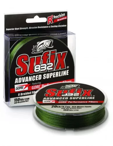 Sufix 832 fonott zsinór 0,33mm 